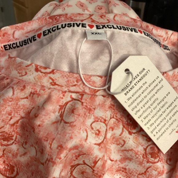 NWT ExclusiveLMSM XXL Tiered Cotton Boho Dress - Picture 2 of 9